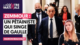 ZEMMOUR  UN PÉTAINISTE QUI SINGE DE GAULLE [upl. by Silvia]