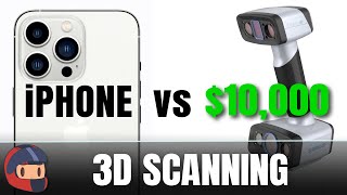 iPhone 3D Scanning vs Professional 3D Scanner [upl. by Enylecoj708]