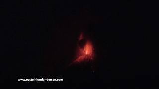 Krakatau eruption 22th December 2018 zoom incl audio [upl. by Nayt730]