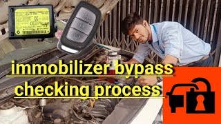 immobilizer bypass checking process😱 Hyundai verna👍 [upl. by Sinclair]