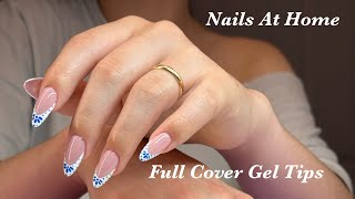 How To Do Nails For Beginners  French Tip Design [upl. by Iliam570]