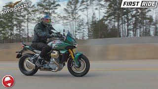 2023 Moto Guzzi V100 Mandello  First Ride [upl. by Accebor]