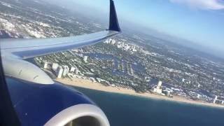 Spectacular Engine Roar Delta Boeing 737900ER Takeoff From Fort Lauderdale [upl. by Ydna859]