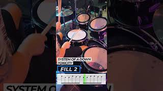 How to Play Toxicity Drum Fills 🎶 SOAD Drum Lesson ToxicityDrumLesson SystemOfADown DrumTutorial [upl. by Henig1]