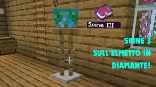 INCANTIAMO LELMO DI DIAMANTE CON SPINE 3 FOXCRAFT EP34 MINECRAFT ITA [upl. by Kitrak206]