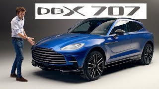 Aston Martin DBX 707 Most POWERFUL Luxury SUV EVER First Look Review  Catchpole on Carfection [upl. by Edora]