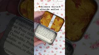 Rory Gilmore would’ve loved this ☕️🍁 DIY Altoids Wallet diy gilmoregirls fallcrafts [upl. by Aninnaig]