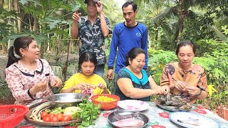 Chuẩn Bị Đầy Đủ Gia Vị Để Làm Món Tôm Kho Tàu và Nồi Canh Chua Bông Điên Điển  TKQ amp Family T1666 [upl. by Betz]