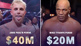 Jake Paul beats Mike Tyson Unbelievable fight recapshorts [upl. by Hennahane815]