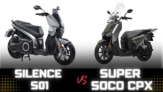 2024 Silence S01 vs 2024 Super Soco CPx  Which One Should You Buy [upl. by Eceinwahs]