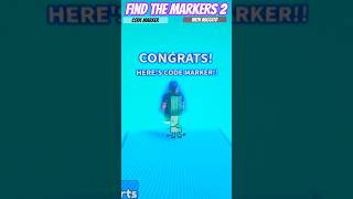 CODE MARKER in FIND THE MARKERS 2 by StuyPlayz1 roblox findthemarkers2 [upl. by Duthie]