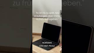 quotAufgeben ist nie die Antwortquot youtubeshorts motivation inspiration neuanfang durchhalten [upl. by Keraj]