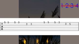 HOUSE OF THE RISING SUN facileasy cover Guitar Tab [upl. by Yoho]