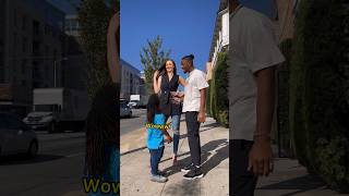 World’s Shortest Man Meets Tallest Woman shorts [upl. by Gronseth746]