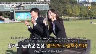 EngSub中文字幕 YoonaThe K2 CPRKissing BTS 允儿The K2人工呼吸亲吻花絮 [upl. by Htebazle243]