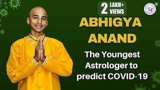 Astrologer Abhigya Anand Predicts COVID19 Pandemic  GCP Awards  Child Prodigy  Abhigya Anand [upl. by Novhaj]