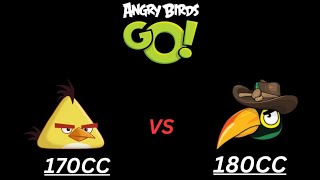 Chuck with 170CC vs Hal with 180CC in Angry Birds Go [upl. by Hakon514]