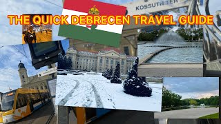 QUICK DEBRECENHUNGARY GUIDEfor students and first time travellersUniversity of debrecen [upl. by Boylan]