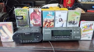 Unboxing Dream Machine FMAM Clock Radio SONY ICFC218 amp SONY ICFC470 dan Kaset Segel Kinclong [upl. by Knowlton477]