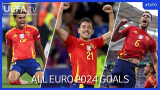 EURO 2024 SPAIN All Goals  Yamal Oyarzabal Merino [upl. by Sharos]