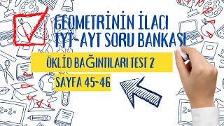 ACİL YAYINLARI GEOMETRİNİN İLACI SORU BANKASIÖklid Bağıntıları Test 2 [upl. by Arihaj]