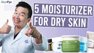 Top 5 Moisturizer for Dry Skin [upl. by Einittirb]