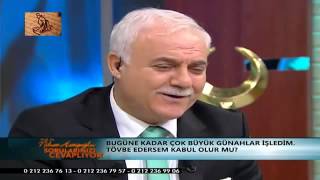 Nihat Hatipoğlu Çok Büyük Günahlar işledim Tövbe Edersem kabul olur mu [upl. by Plotkin]