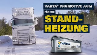 VARTA ProMotive AGM Batterien für die LkwStandheizung  VARTA Flottenprogramm [upl. by Akisey]