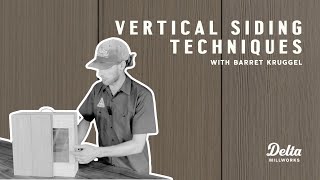 Vertical Siding Techniques with Barret Kruggel [upl. by Ydennek]