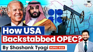 How USA is Killing Arab Economy  USA Oil Sales Higher than OPEC  UPSC GS2 [upl. by Naols]