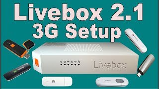 Livebox 21 3g Setup amp Modems Support  على 3جي ومقارنة بين الموديمات التي يدعمها Livebox 21 إعداد [upl. by Emse]