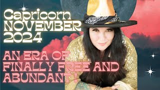 Capricorn November horoscope 2024  freedom and abundance [upl. by Ceevah]