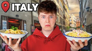 I Flew To Italy For Pasta Carbonara [upl. by Rech]