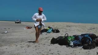 Jacques Pourbaix the oldest kitesurfer in the world [upl. by Preston]