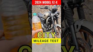 Mileage Test  2024 New FZX shorts short shortvideo shortsfeed yamaha fzx 150 mileage new [upl. by March]