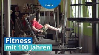 Fit wie ein Turnschuh 100Jähriger beeindruckt im Fitnessstudio  MDR um Zwei  MDR [upl. by Giacamo]