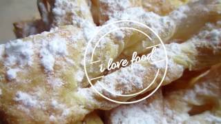 Faworki w 15 minut  I love food  faworki z ciasta francuskiego [upl. by Netsrak]