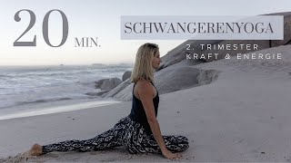 Schwangerschaftsyoga fürs 2 Trimester  Yoga für die Schwangerschaft mit Geburtsvorbereitung [upl. by Kcerb29]