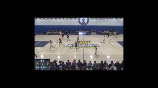 Halfcourt buzzer beater by Kaylee Saucier basketball gameday highschoolsports highlights [upl. by Irbmac]