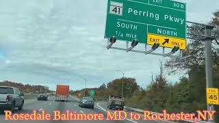 Returning back to Rochester from Baltimore driving vlog 🚘 [upl. by Naujud]