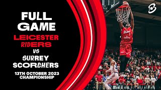 Leicester Riders vs Surrey Scorchers British Basketball League Championship  LIVE [upl. by Yelich]