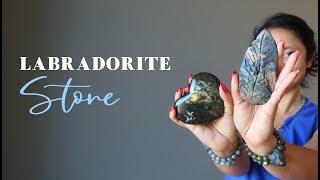 Labradorite Meanings Uses amp Healing Properties  AZ Satin Crystals [upl. by Magas]