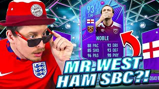 Mark Noble but hes CRACKED 93 End of Era Noble Review FIFA 22 Ultimate Team [upl. by Aerdnahs]