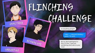 Flinching Challenge  part 33  EnnoTana KogaGoshi SakuAtsu [upl. by Fusuy]