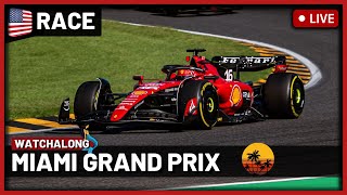 F1 Live Miami GP Race  Watchalong  Live Timings  Commentary [upl. by Fraser]