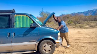 Van life Break downs New friends amp Red rocks [upl. by Shipman837]