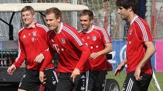 Impressionen von Holger Badstubers Comeback ins Teamtraining [upl. by Imeon221]