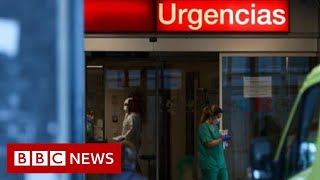 Coronavirus Spain sees record 514 deaths in one day  BBC News [upl. by Aoket]