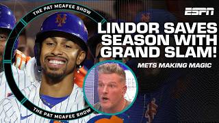 METS MAKING MAGIC 🪄 Francisco Lindor SAVES season with grand slam  The Pat McAfee Show [upl. by Larrie738]