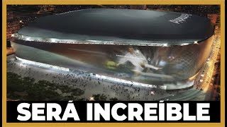 quotLA GENTE ALUCINARÁ CON EL SANTIAGO BERNABEU ILUMINADOquot  LA COMPARACIÓN CON EL CAMP NOU [upl. by Anirdua]